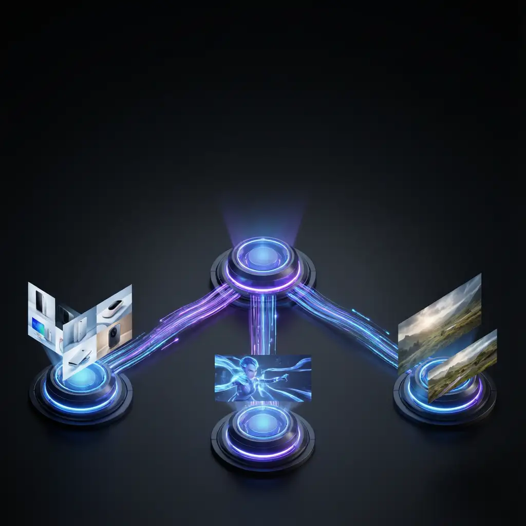 Batch video production workflow template multi-engine parallel rendering with Seedance Kling and Wan in VoooAI